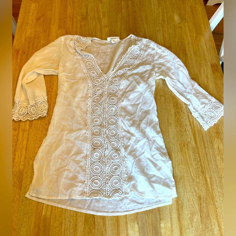 (❤️ $4 when you bundle) La Blanca Swim coverup. Size XS